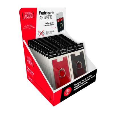 Display Porte Carte Anti-Rfid -30 pi�ces