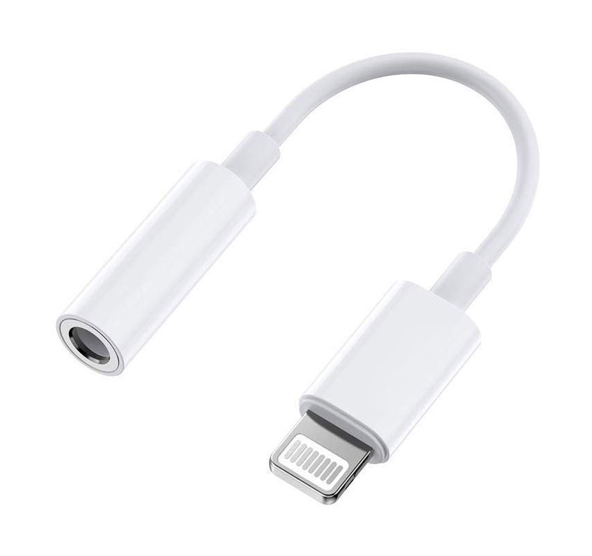 Lightning to 3.5 mm Headphone Jack Adapter for iPhone Lightning