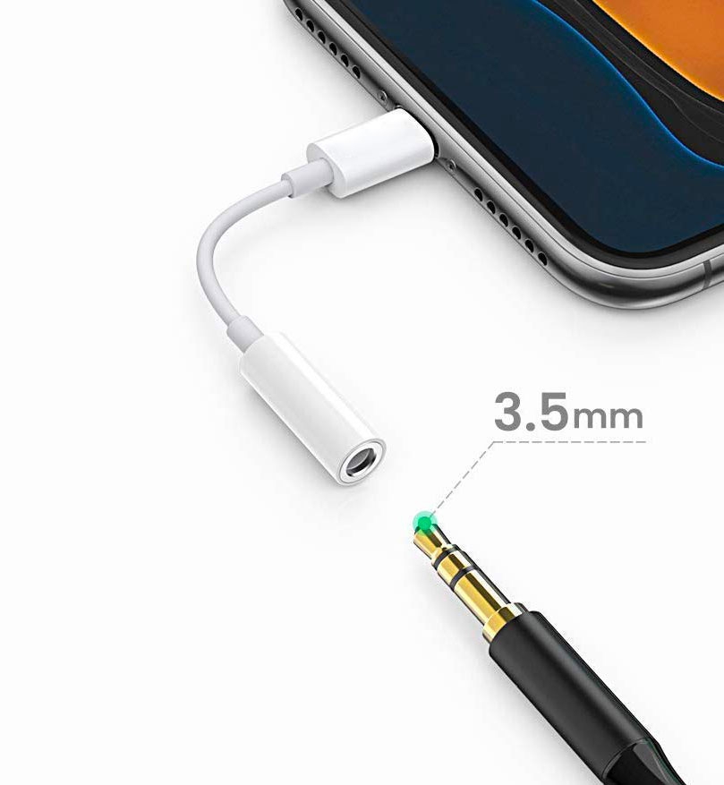 Lightning to 3.5 mm jack adapter (Bluetooth)