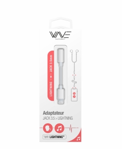 Adaptateur Lightning vers Jack 3,5 mm (Bluetooth)