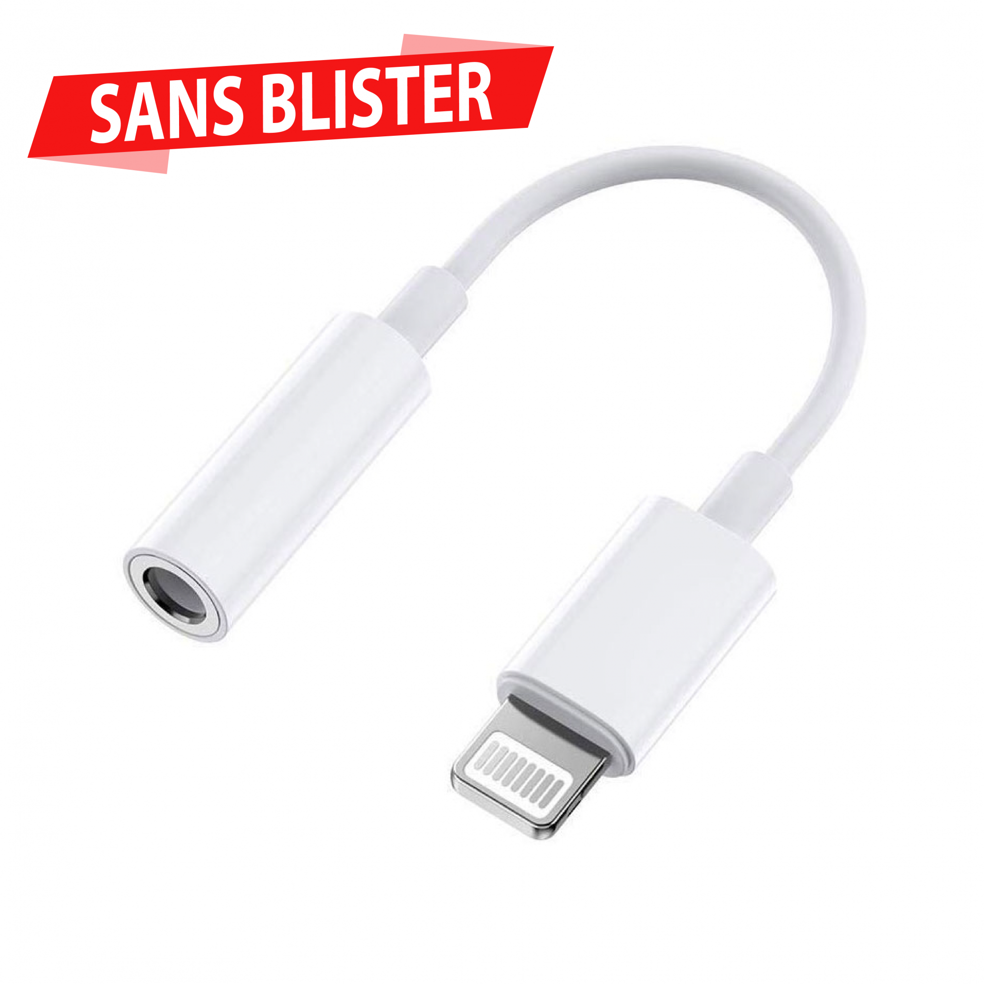 Adaptateur Audio prise iPhone Lightning vers jack 3,5 mm compatible