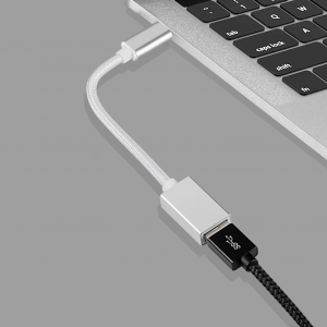 Adaptateur Nylon USB-C vers USB-A