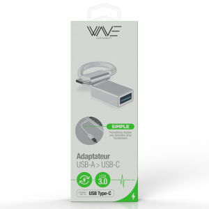 Adaptateur Nylon USB-C vers USB-A