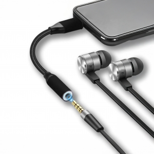 Adaptateur Nylon Usbc vers Jack 