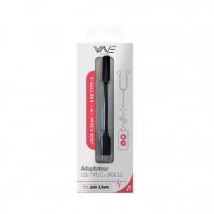 Adaptateur Nylon Usbc vers Jack 
