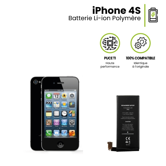 Batterie pour iPhone 4S 1430mAh