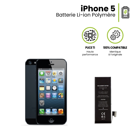 Bourgeon Skru ned Manøvre Battery for iPhone 5 1440mAh