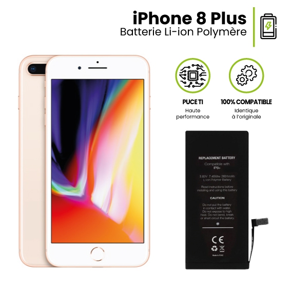 Batterie pour iPhone 8+ 2691mAh