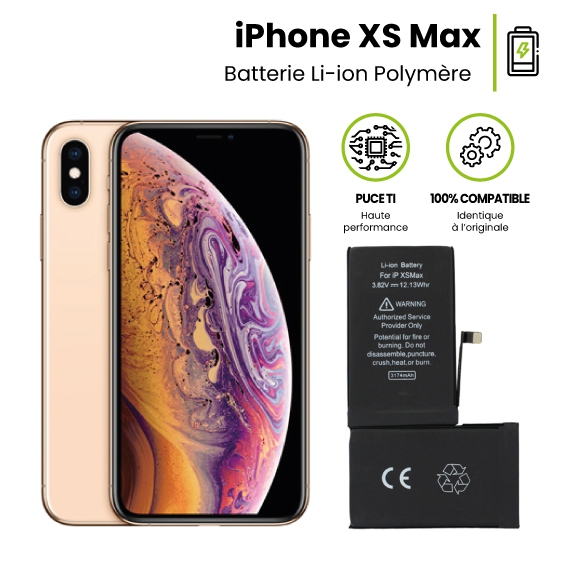 Batterie pour iPhone XS Max 3174 mAh