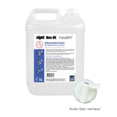 Bidon de 5L Solution Hydro Alcoolique Calgonit 