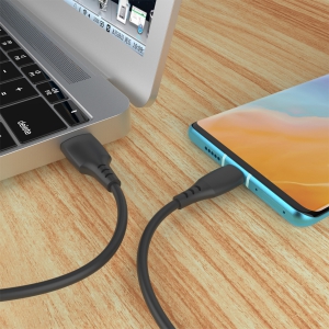 Câble Data 2,4A USB-C - 1M Liquid Silicone Fast Charge