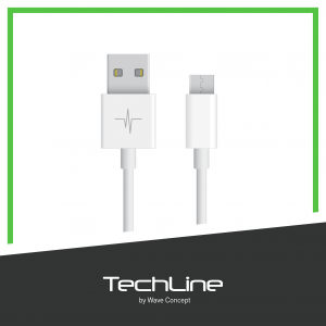 Cable Data Micro USB 1 Mètre Tech Line