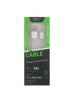 Cable Data USB-C 1 Mètre Tech Line