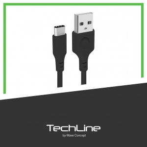 Cable Data USB-C 2A 1 Metre Tech Line
