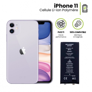 Cellule pour iPhone 11 3110 mAh 