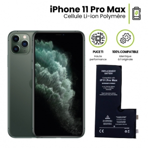 Cellule pour iPhone 11 Pro Max 3969 mAh