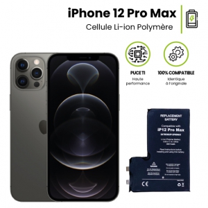 Cellule pour iPhone 12 Pro Max 3687 mAh