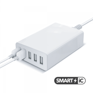 Chargeur Secteur - 5 ports USB 8A - SMART IC            