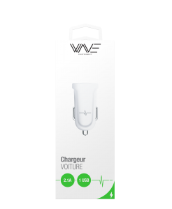 Chargeur Voiture 1 port USB 2.1A 