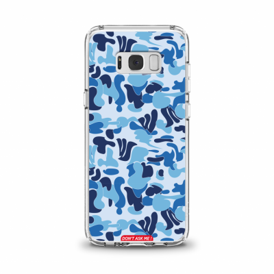 Cover en TPU \ Don\'t Ask Me\  Blue pour Samsung Galaxy S�rie J