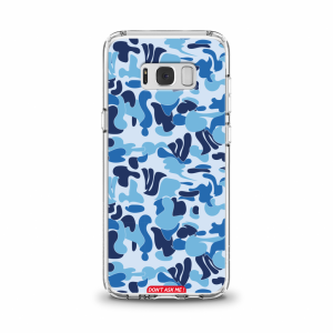 Cover en TPU \ Don\'t Ask Me\  Blue pour Samsung Galaxy Série J