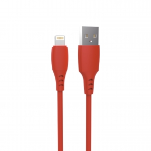 Data Cable 2.4A Lightning - Liquid Silicone Fast Charge - 1M