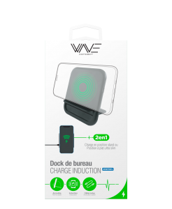 Dock à Induction de Bureau Squarred 2 en 1
