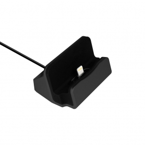 Dock de charge - Connecteur Lightning - Finition Rubber Black