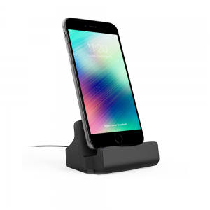 Dock de charge - Connecteur Lightning - Finition Rubber Black