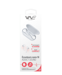 Ecouteurs Bluetooth Addict Sound avec Dock de Charge