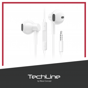 Ecouteurs Filaires Jack 3,5 mm Tech Line