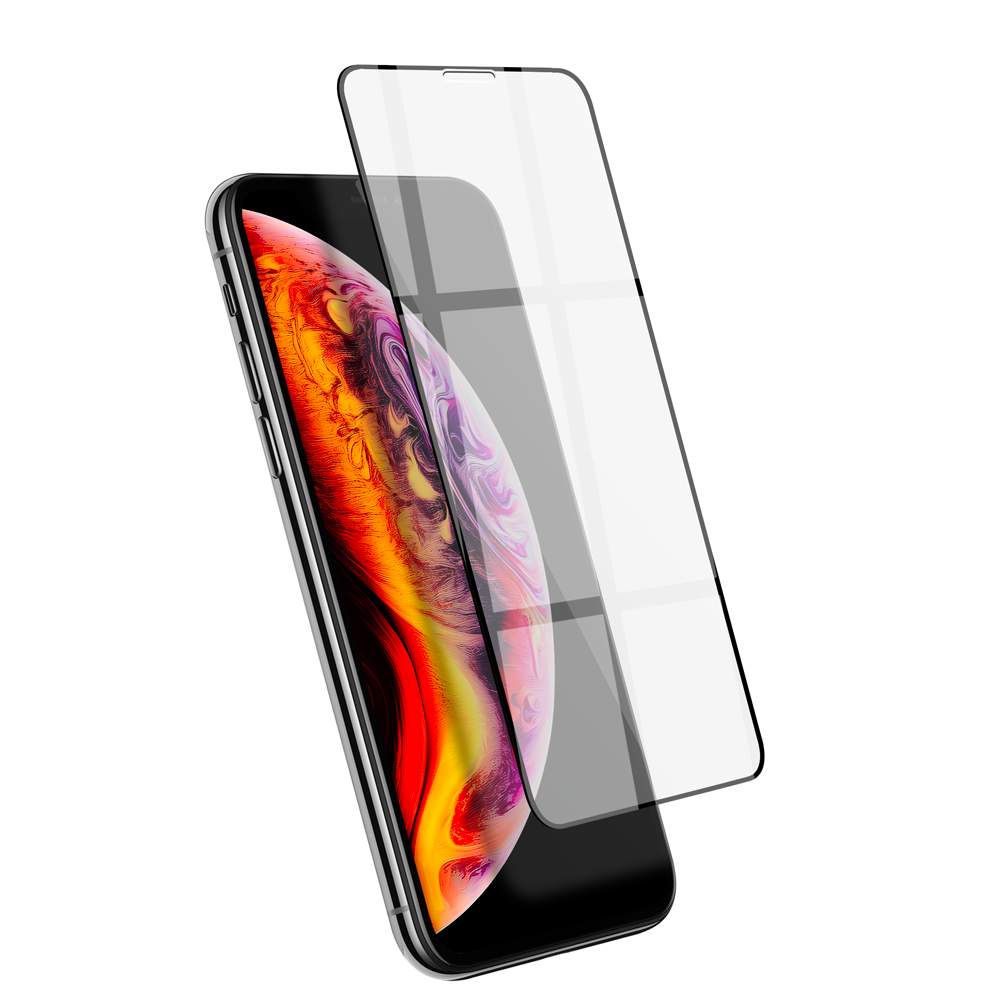 Film en verre trempe 6D pour iPhone X/XS