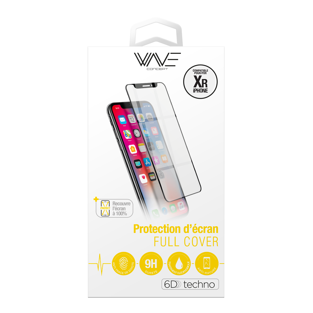 Film verre trempé compatible iPhone 11 iPhone XR - Protection d