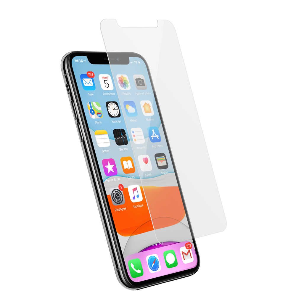 Anti-Shock tempered glass film for iPhone 11