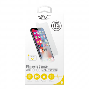 Film en verre trempé Anti-Choc pour iPhone 11 Pro MAx