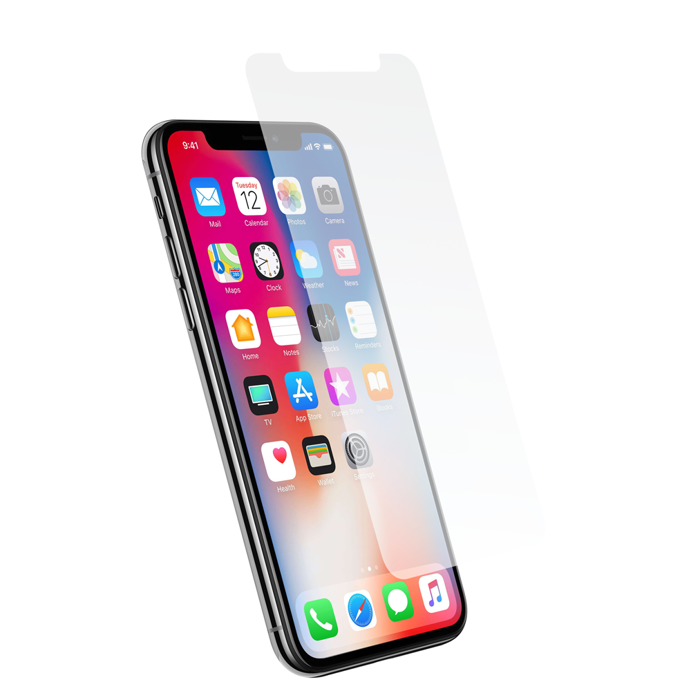 Vitre de protection en verre trempé pour iPhone X