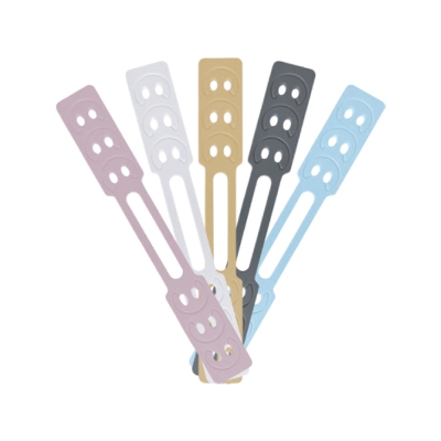 Languette silicone pour masque avec 3 niveaux de r�glages (sachet de 10 assorties)