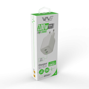 Mains charger 1 port Type-C 20W - Without blister