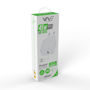 Mains charger 1 port Type-C 20W - Without blister