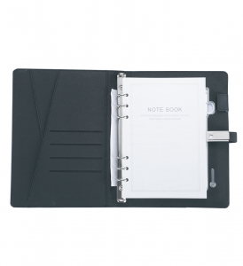 Note Book Powerbank 8000 mAh avec Câbles intégrés et embossage à Chaud