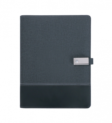 Note Book Powerbank 8000 mAh avec C�bles int�gr�s et embossage � Chaud