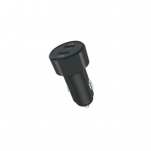 Pack Chargeur Allume Cigare 3,1A + Cable 3 en 1 Nylon