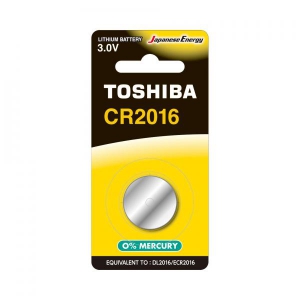 Piles Toshiba CR 2016 3V Alkaline 