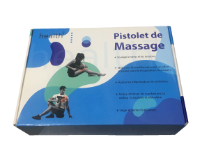 Pistolet Masseur 4 embouts Inter-changeables 3 niveaux d\'intensité