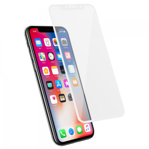 Protection d\\\'écran 3D pour iPhone X en fibre de carbone 