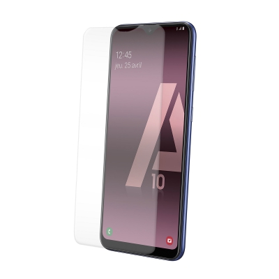 Protection d\'�cran pour Samsung A10 en verre tremp� antichoc