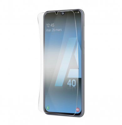 Protection d\'�cran pour Samsung A40 en verre tremp� antichoc