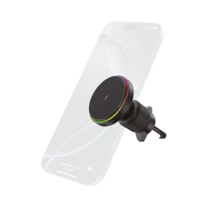 Slide Car Holder with Qi Technology 10W for Air Vent