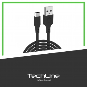 Tech Line 2A 2 Meter USB-C Data Cable