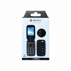 Telephone Clapet 4G Danew Konnect 43 Black 